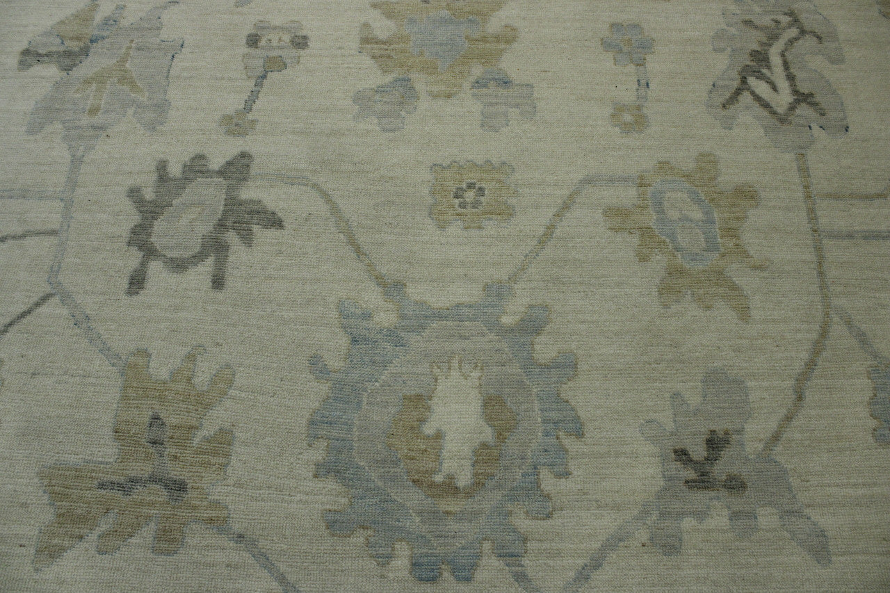 Full view of Oushak Wash Chobi rug