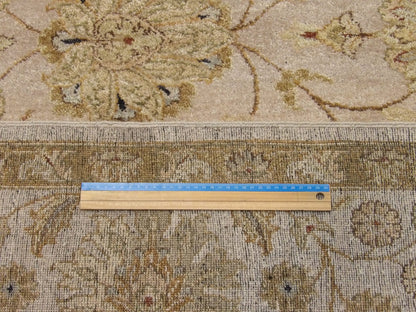 Beige Agra Ziegler rug in room setting