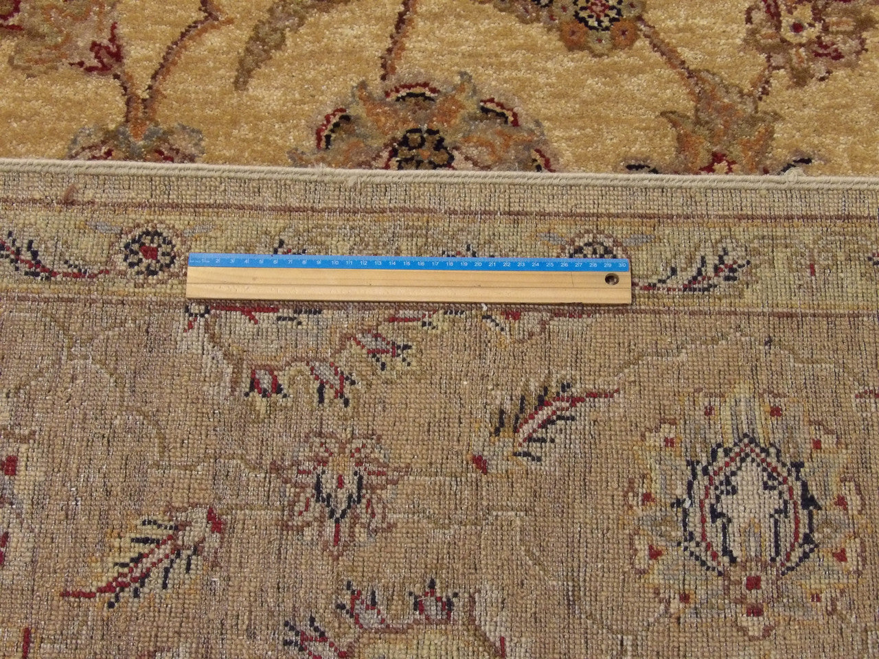 Ziegler Oushak / Peshawar hand-knotted wool rug in Brown, 9'1" x 12'3", SKU w256