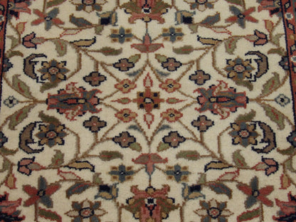 Back of Persian Kashan hand-knotted rug