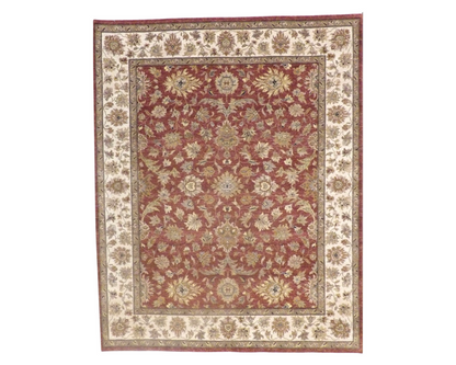Chobie Oushak / Peshawar hand-knotted wool rug in Brown, 8'0" x 10'0", SKU w995