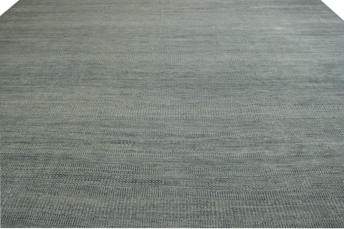 Transitional Grass Design rug corner detail