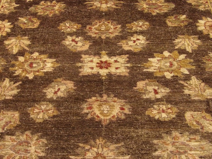 Oushak Chobie antique wash wool texture close-up
