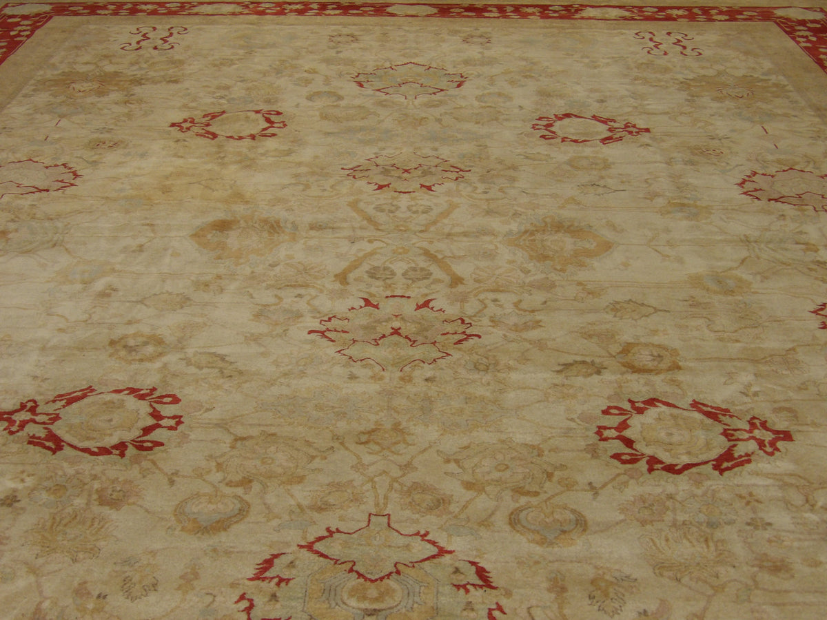 Back of Pak Persian hand-knotted rug
