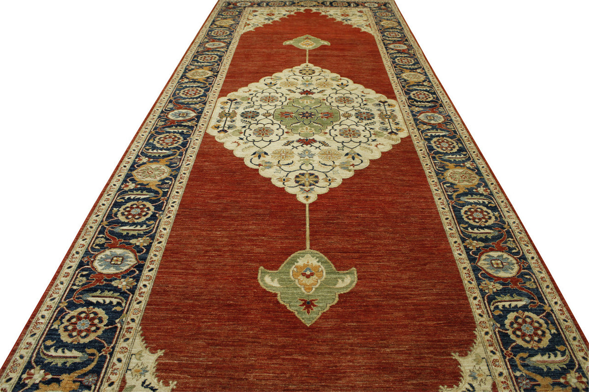Full view of Tribal Fine Sherapi rug
