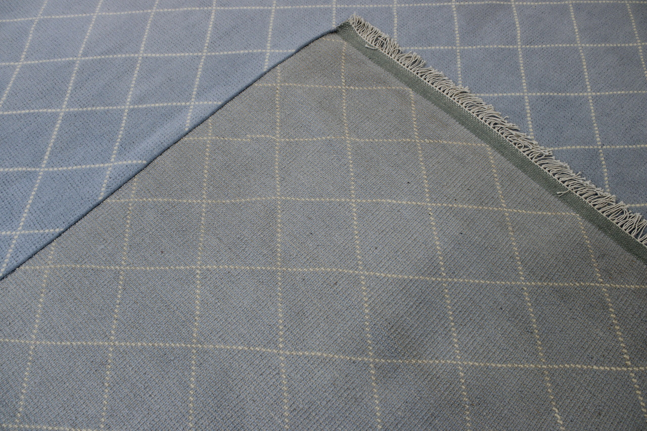 Full view of Modern Moroccan Diamond Design rug