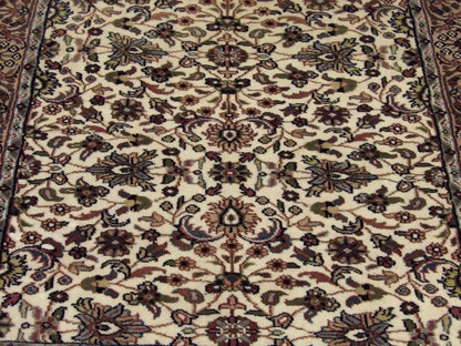 Back of Persian Kashan hand-knotted rug