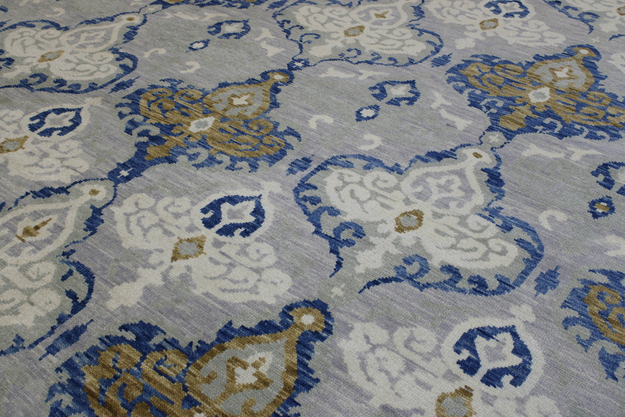 Full view of Tribal Ikat Design rug