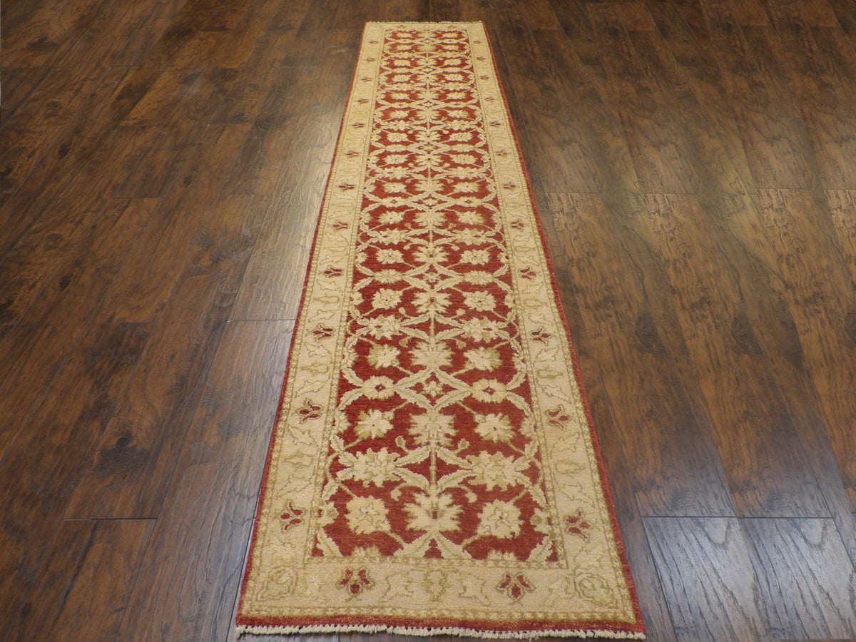Turk Oushak Stone Wash rug corner detail
