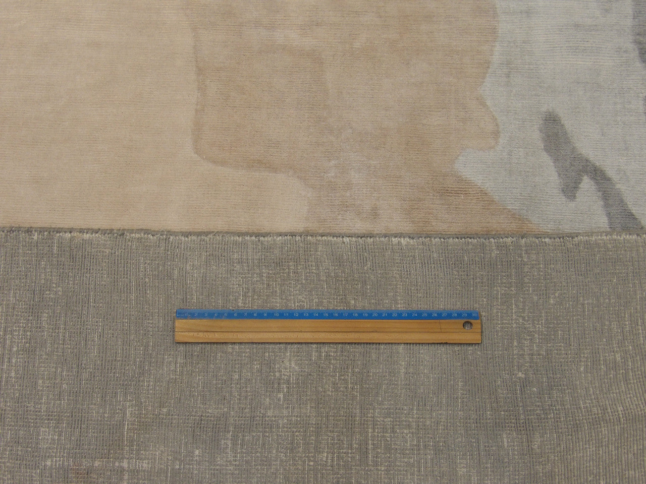 Gray & Pink Modern Abstract Bamboo Marble Design rug in room setting
