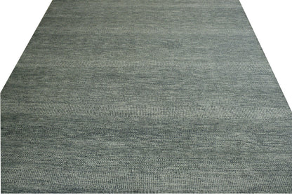 Back of Modern Grass Design hand-knotted rug