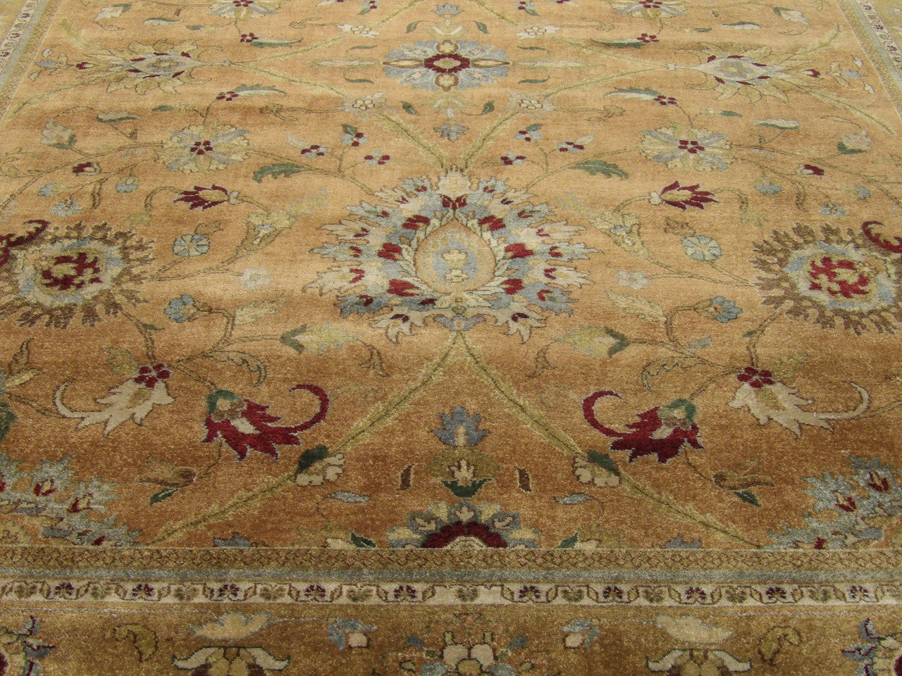 Wool texture close-up, Persian Ziegler rug