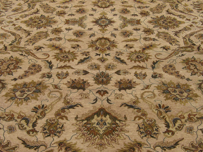 Fine Kashan Tie Dye rug border detail