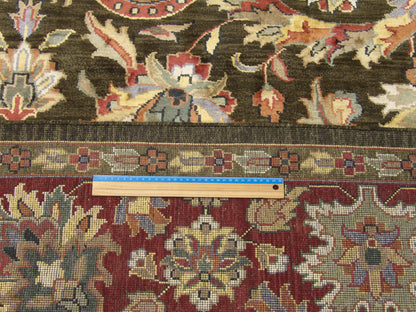 Full room view of Jaipur Kashan hand-knotted rug