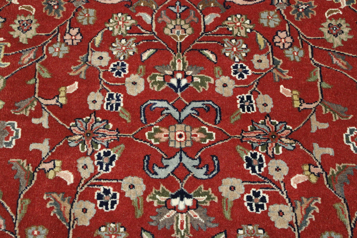 Full view of Traditional Mashad Design rug