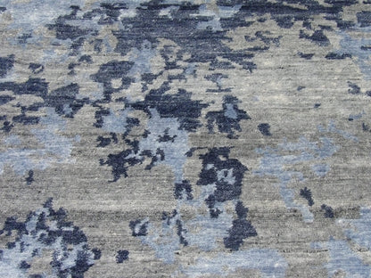 Modern Tibetan Abstract Design rug border detail
