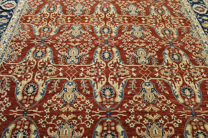 Back of Tribal Fine Sherapi hand-knotted rug