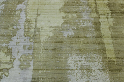 Modern Abstract Design rug corner detail
