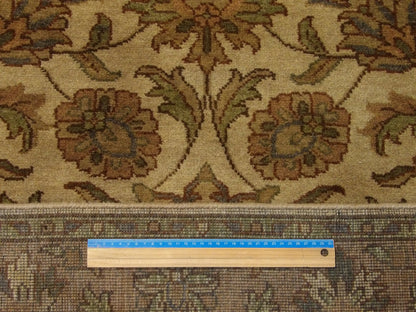 Gold & Beige Jaipur Kashan Antique Wash rug in room setting