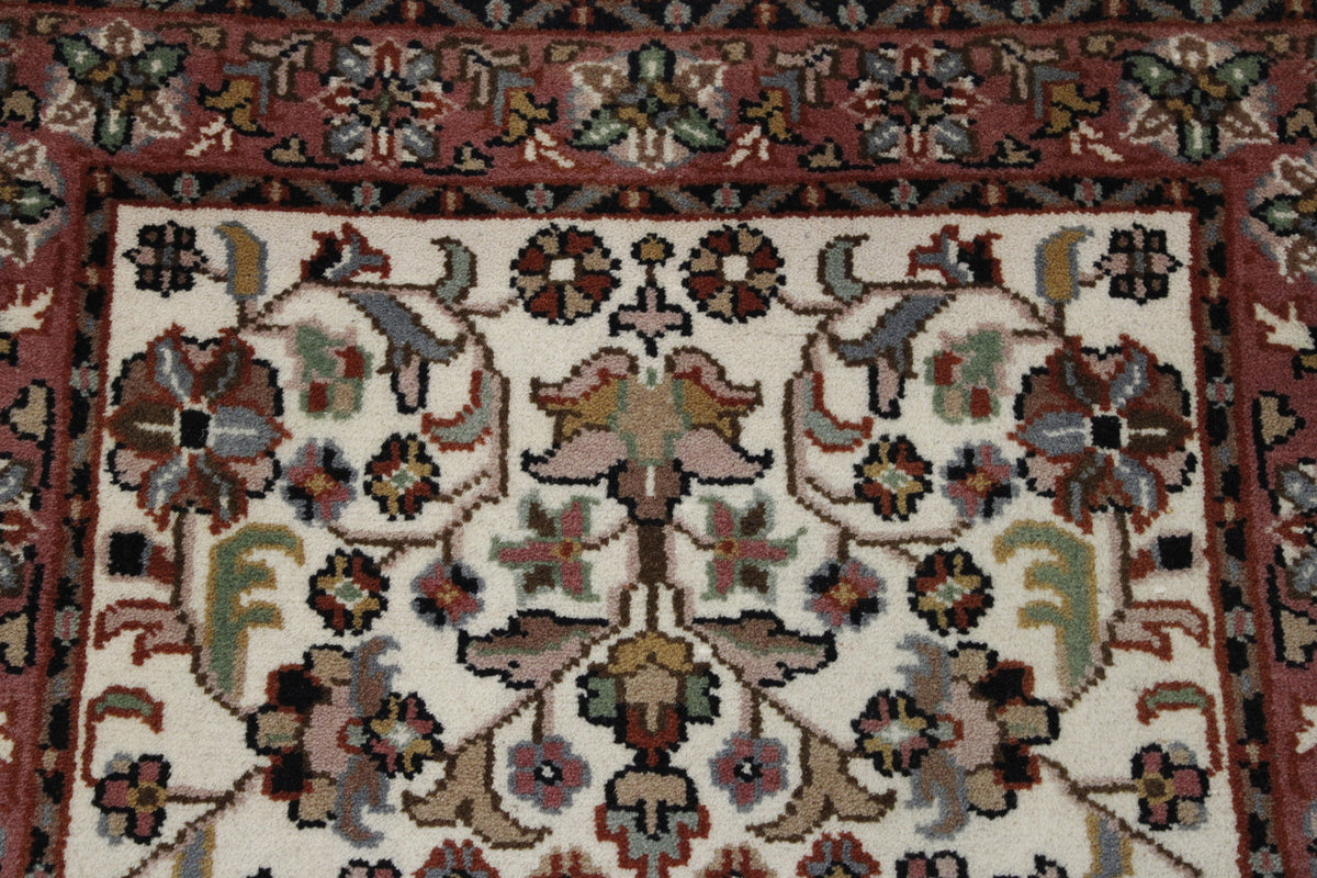 Full view of Traditional Indo Herati rug