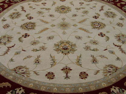 Ziegler Oushak / Peshawar hand-knotted wool rug in Beige, 10'0" x 10'0", SKU w11421