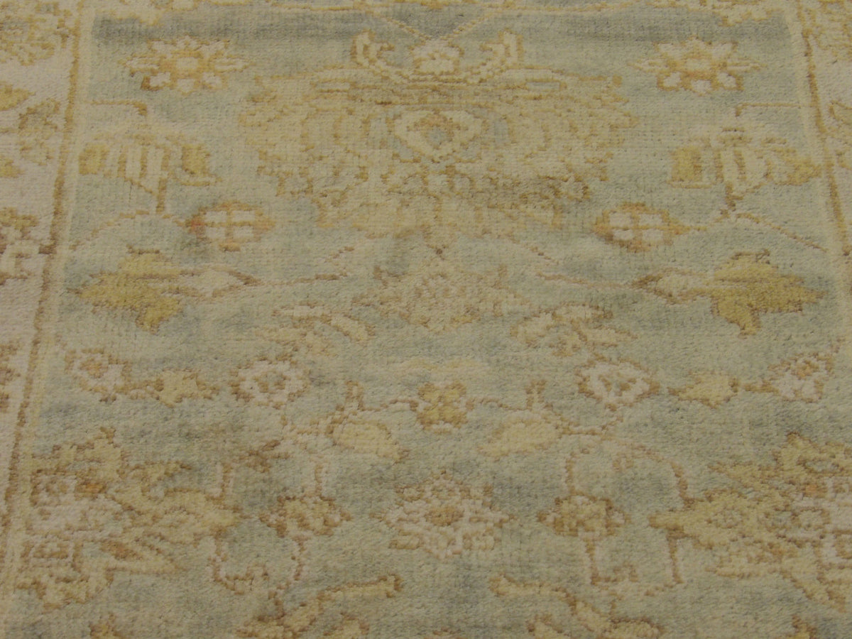 Back of Wash Oushak hand-knotted rug