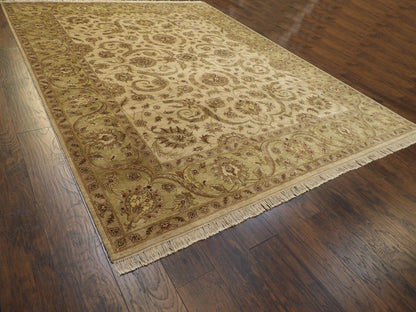Full view of fine Kashan rug
