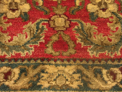 Jaipur Kashan Antique Wash rug border detail