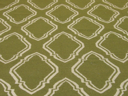 Back of coastal hand-knotted rug