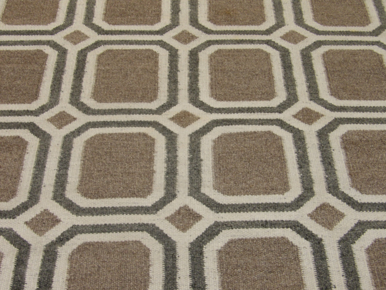 Back of coastal hand-knotted rug