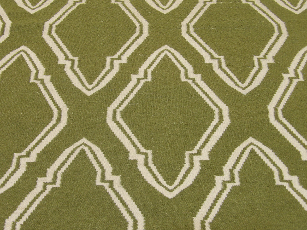 Back of Coastal Flat Weave Indoor/Outdoor Beach hand-knotted rug