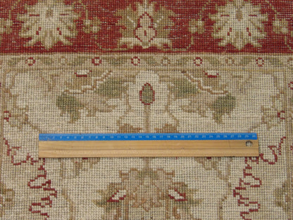 Full view of Agra Ziegler hand-knotted wool rug