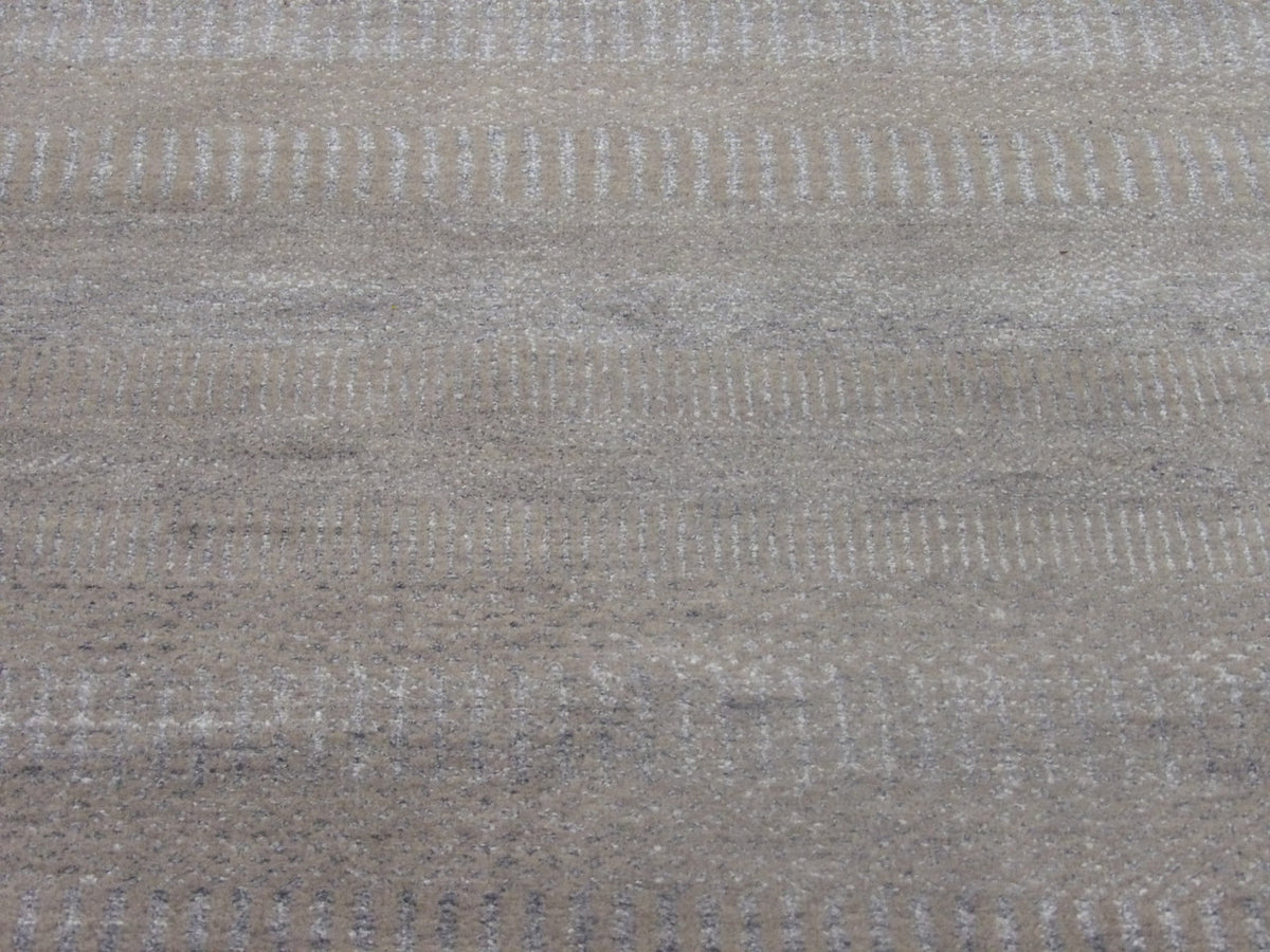 Back of modern hand-knotted runner