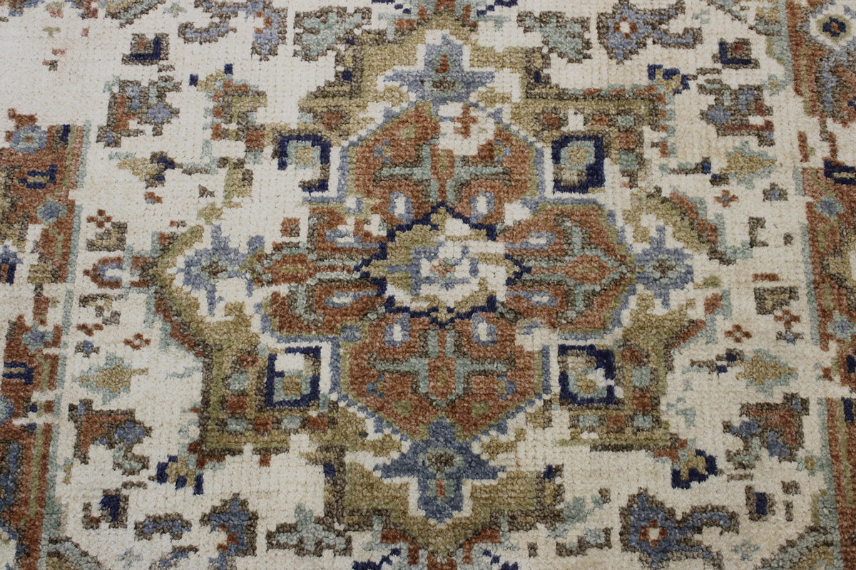 Full view of Transitional Abstract Broken Design rug