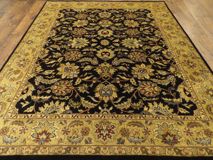 Jaipur Kashan Antique Wash rug corner detail