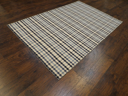 Full view of Coastal Flat Weave Indoor/Outdoor Beach rug