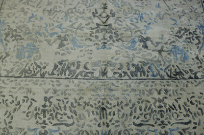 Back of Oushak Ziegler hand-knotted rug