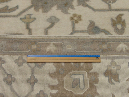 Ivory Turk Oushak Natural Dye rug in room setting