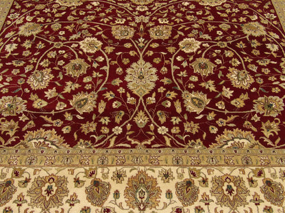 Fine Persian Haji Jalili rug border detail