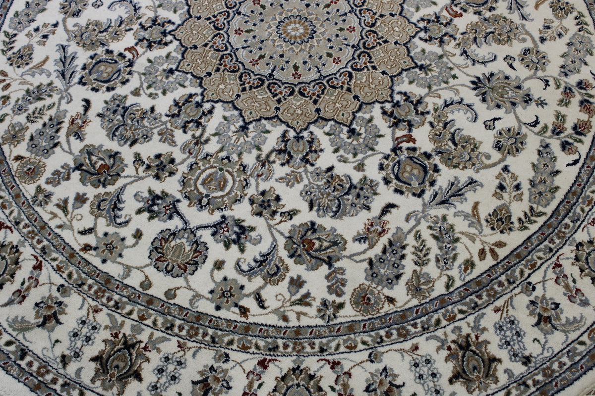Close-up of wool pile, Beige rug