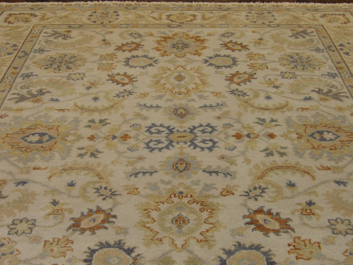 Oushak natural dye wool texture close-up
