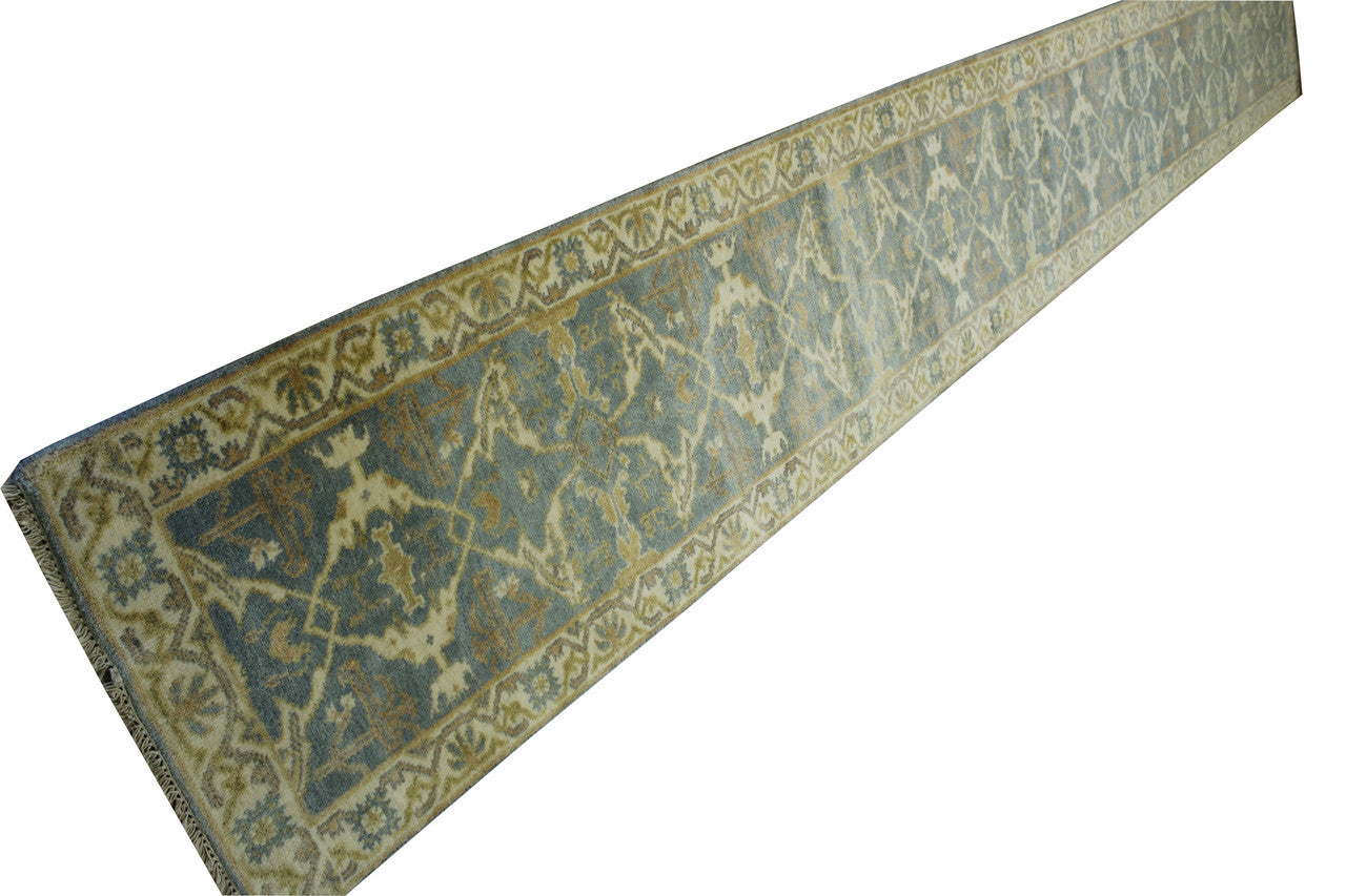 Oushak Indo Ziegler pattern detail