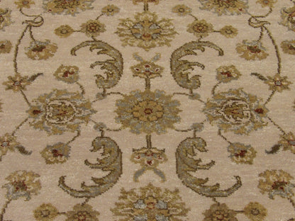 Back of Indo Chobi hand-knotted rug