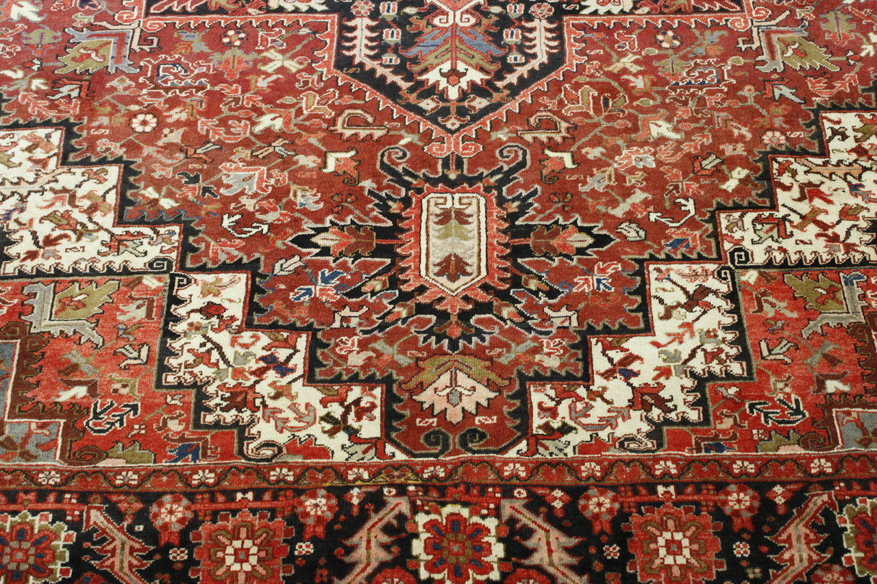 Full view of Tribal Antique Sherapi Con Holmes rug