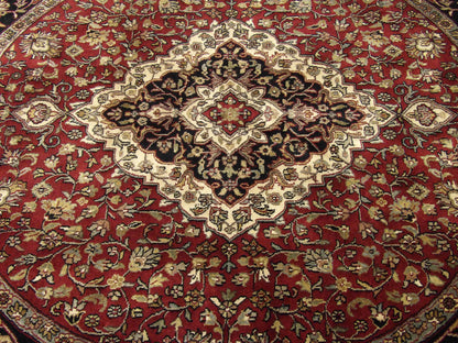 Back of Persian Tabriz hand-knotted rug