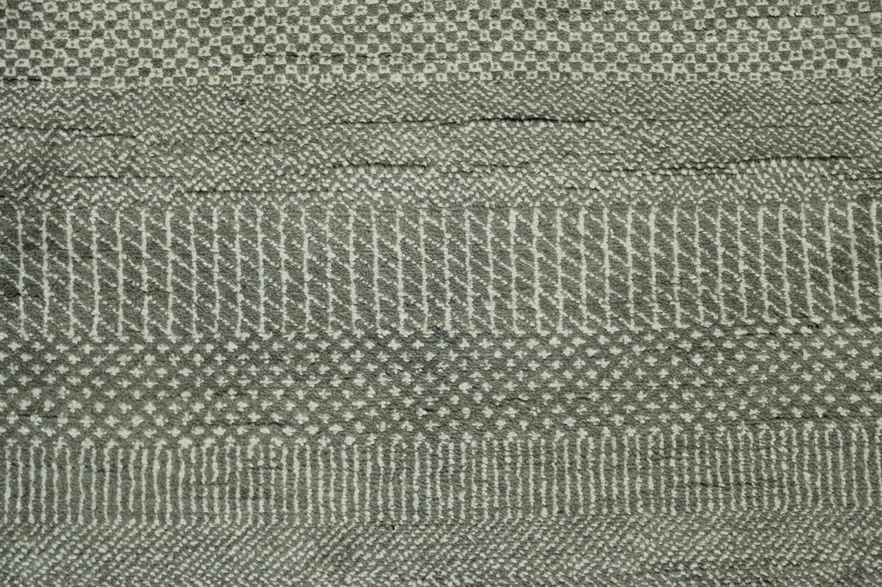 Modern Grass Design rug corner detail