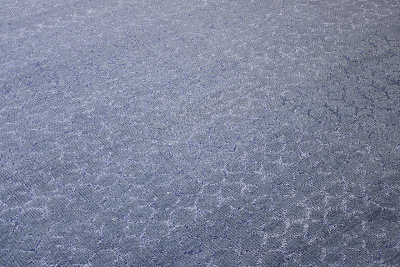Modern Distressed Moroccan Design rug corner detail