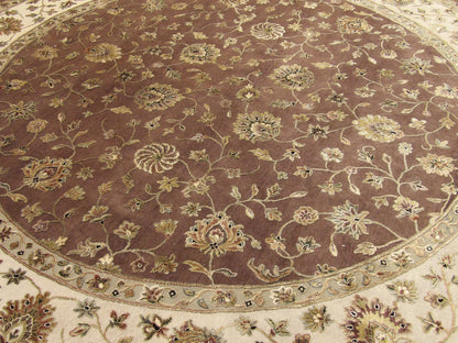 Back of Jaipur Silky Wash Kashan hand-knotted rug