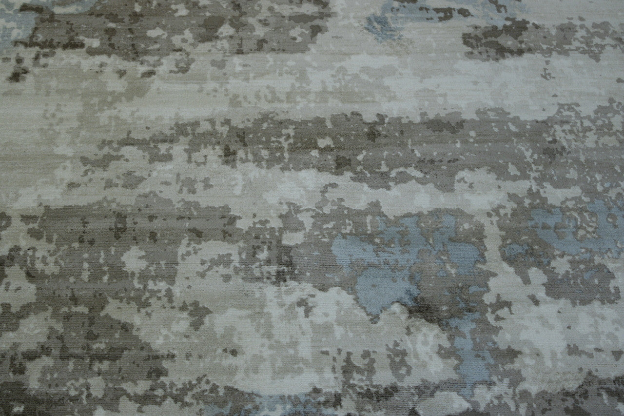 Modern Abstract Design rug border detail