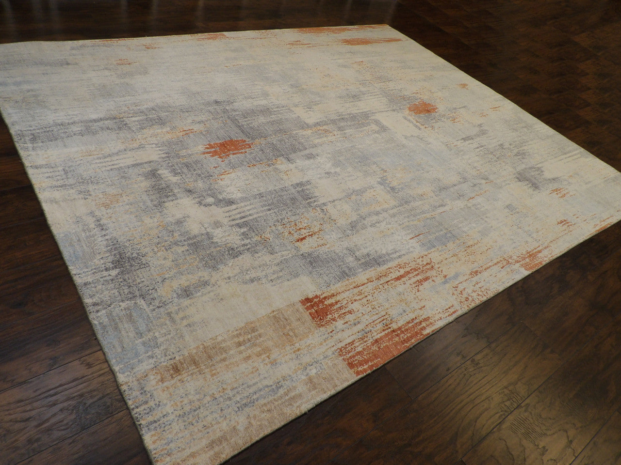 Full view of Abstract Oxidized Mosaic Design rug